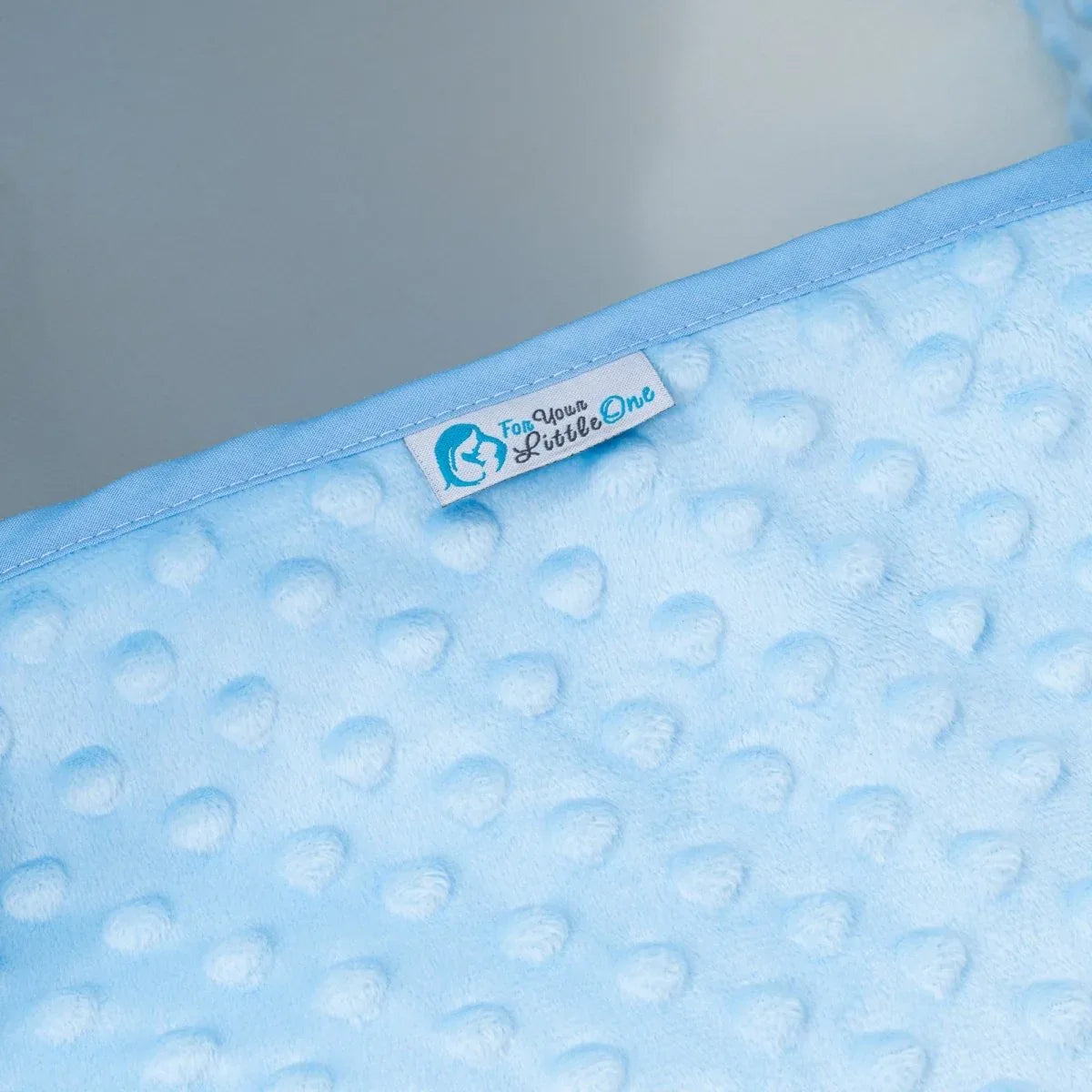 Pod Blue Dimple Moses Basket Bedding Set - Bobobiy