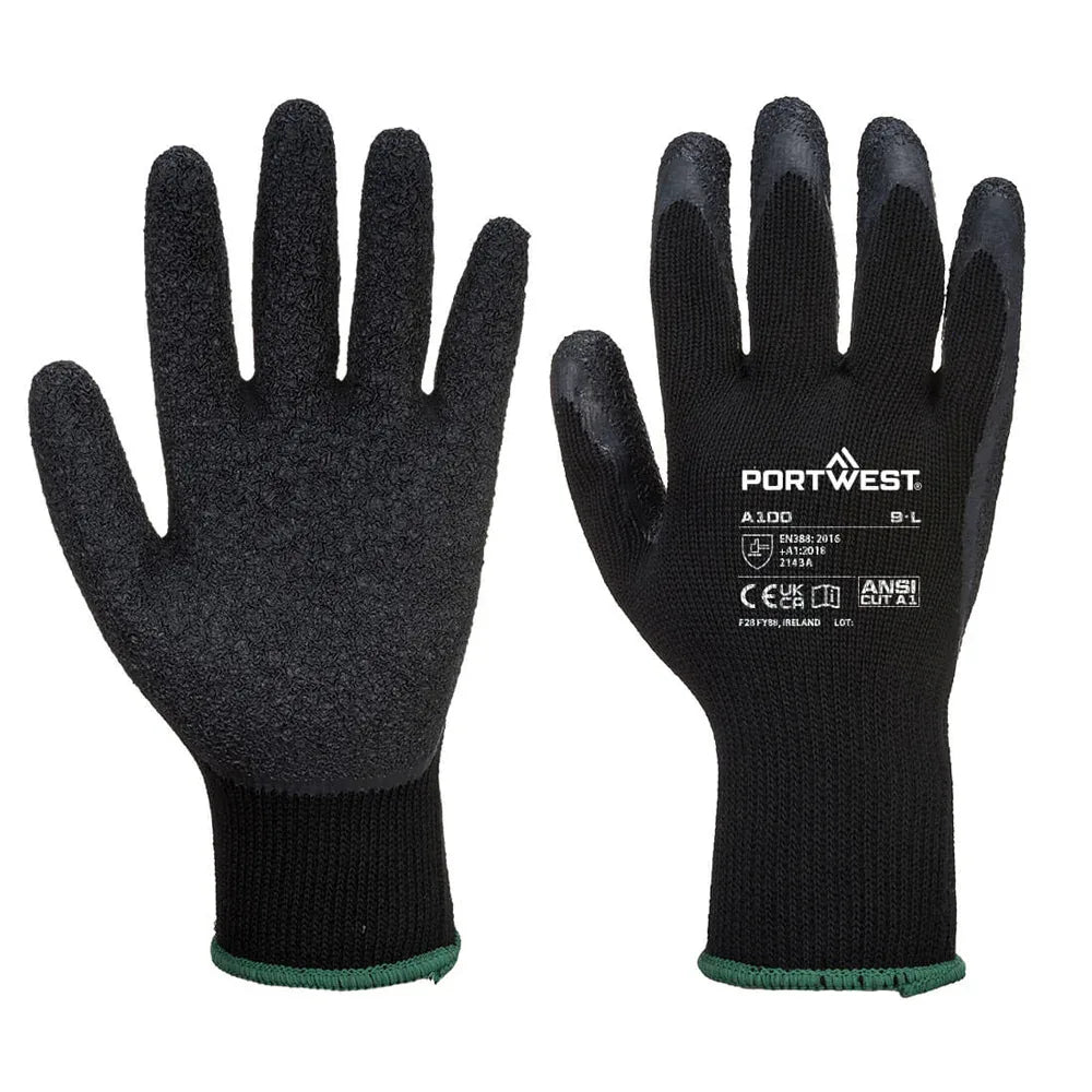 Portwest A100 Grip Glove - Latex - Bobobiy