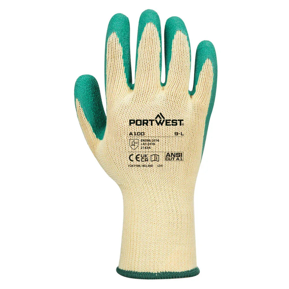 Portwest A100 Grip Glove - Latex - Bobobiy