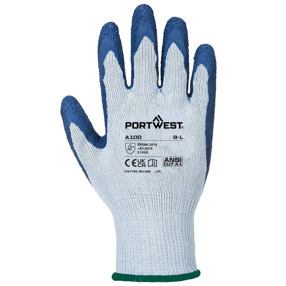 Portwest A100 Grip Glove - Latex - Bobobiy