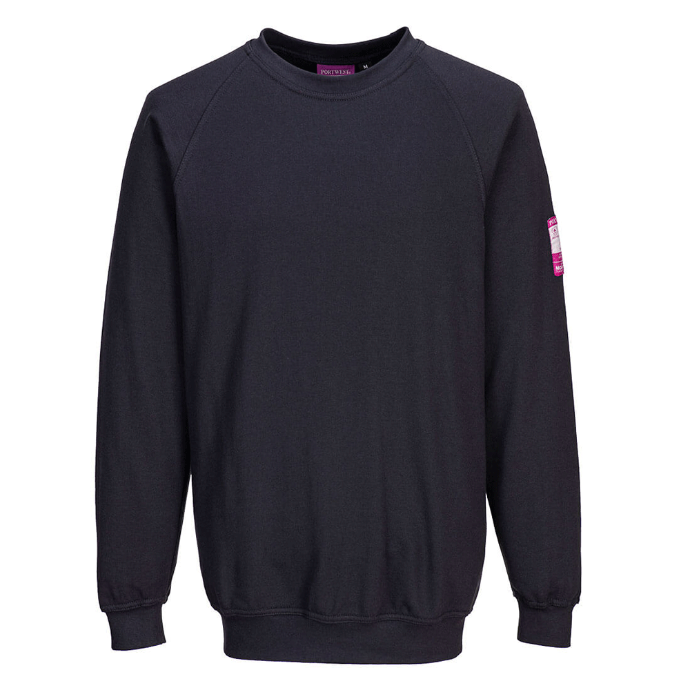 Portwest FR12 Flame Resistant Anti-Static Long Sleeve Sweatshirt