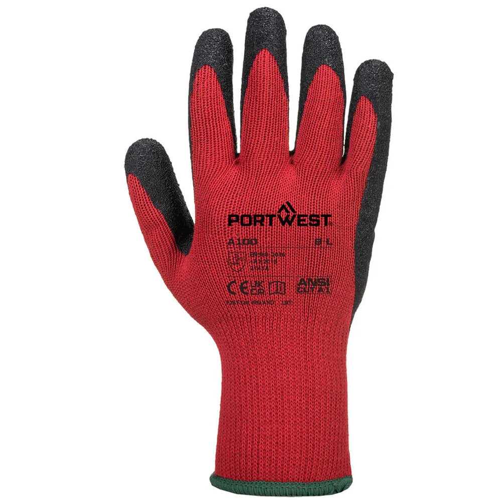 Portwest A100 Grip Glove - Latex - Bobobiy