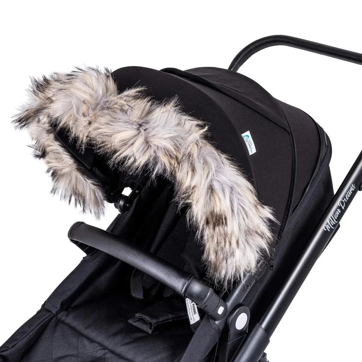 pram-fur-hood-trim-attachment-for-pushchair-175556 - Bobobiy