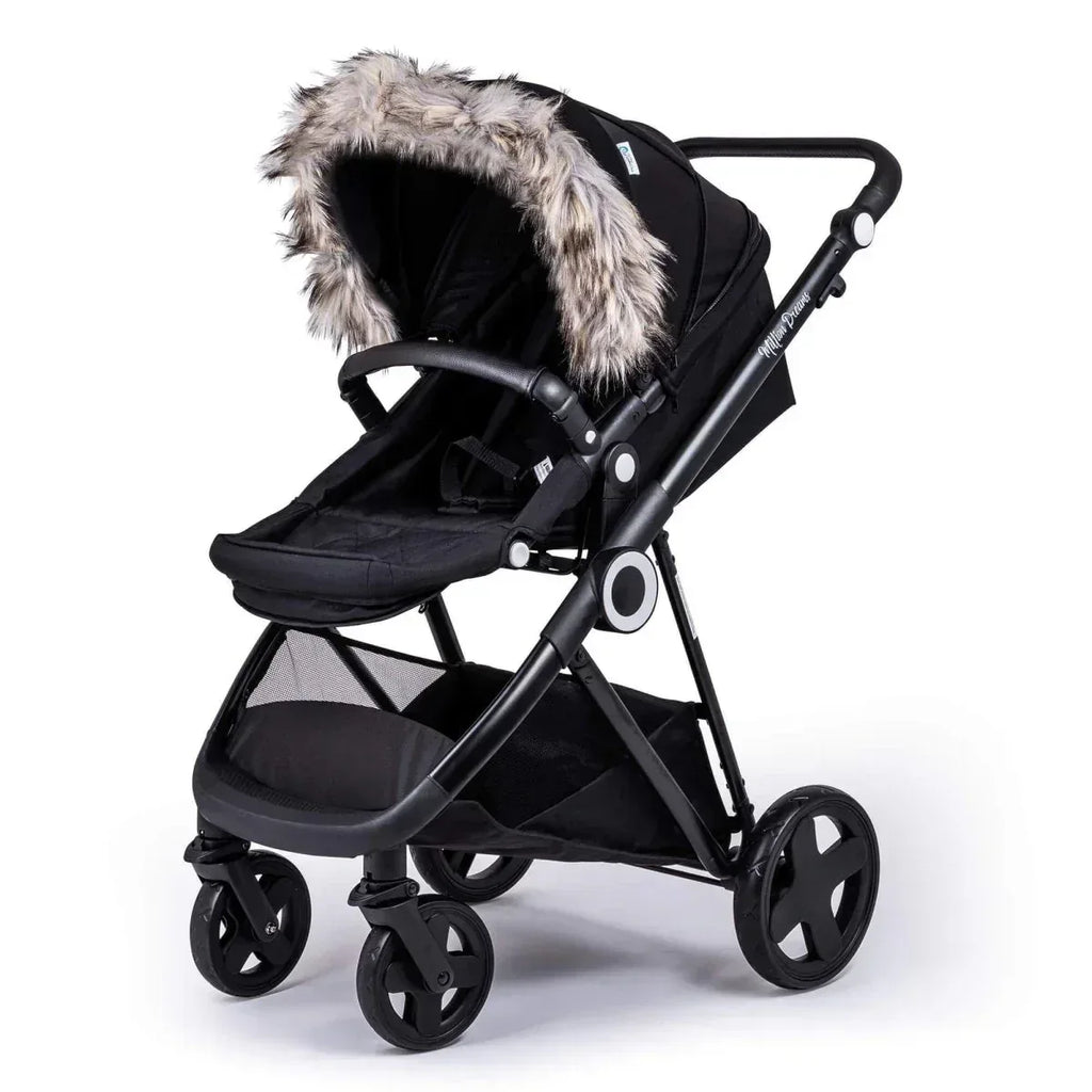 pram-fur-hood-trim-attachment-for-pushchair-590208 - Bobobiy