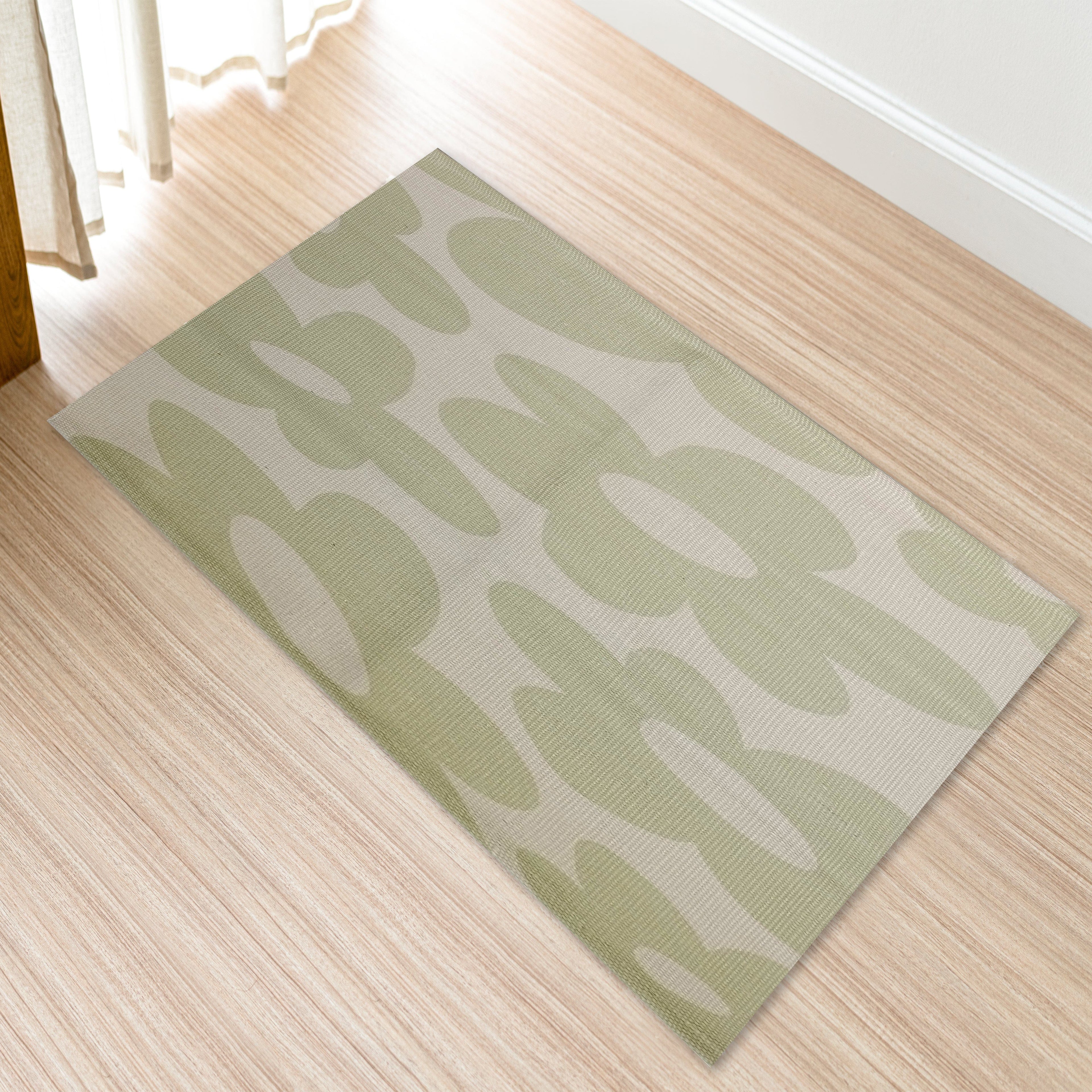 Printed Rug Jardin Design Modern Non-Slip Soft Durable Floor Rug for Living Room Bedroom Office