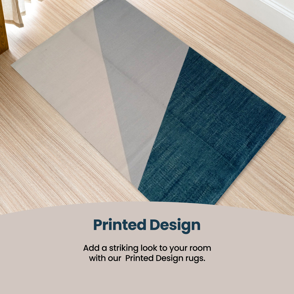 Printed Rug Oslo Design Modern Non-Slip Soft Durable Floor Rug for Living Room Bedroom Office