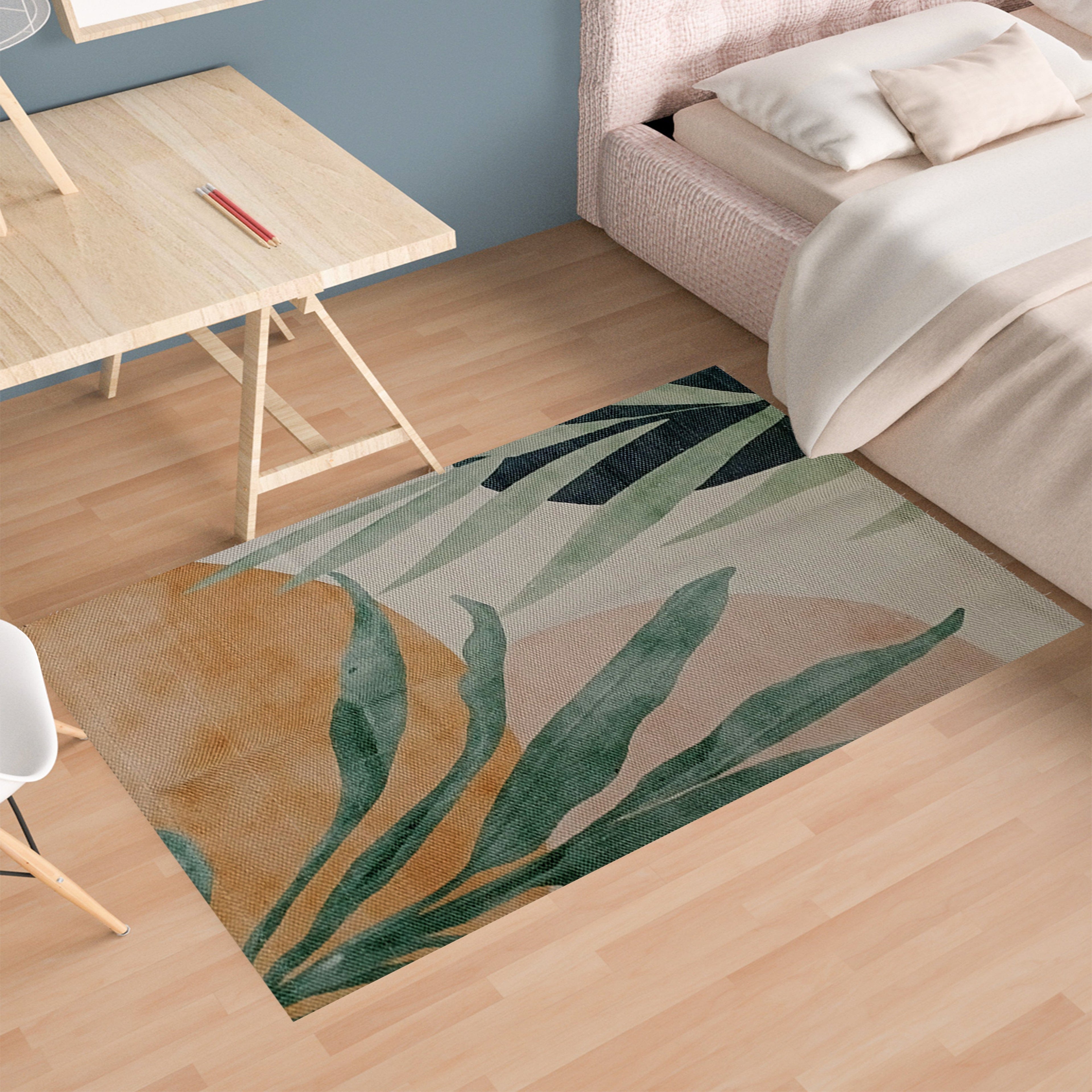 Printed Rug Sabine Design Modern Non-Slip Soft Durable Floor Rug for Living Room Bedroom Office