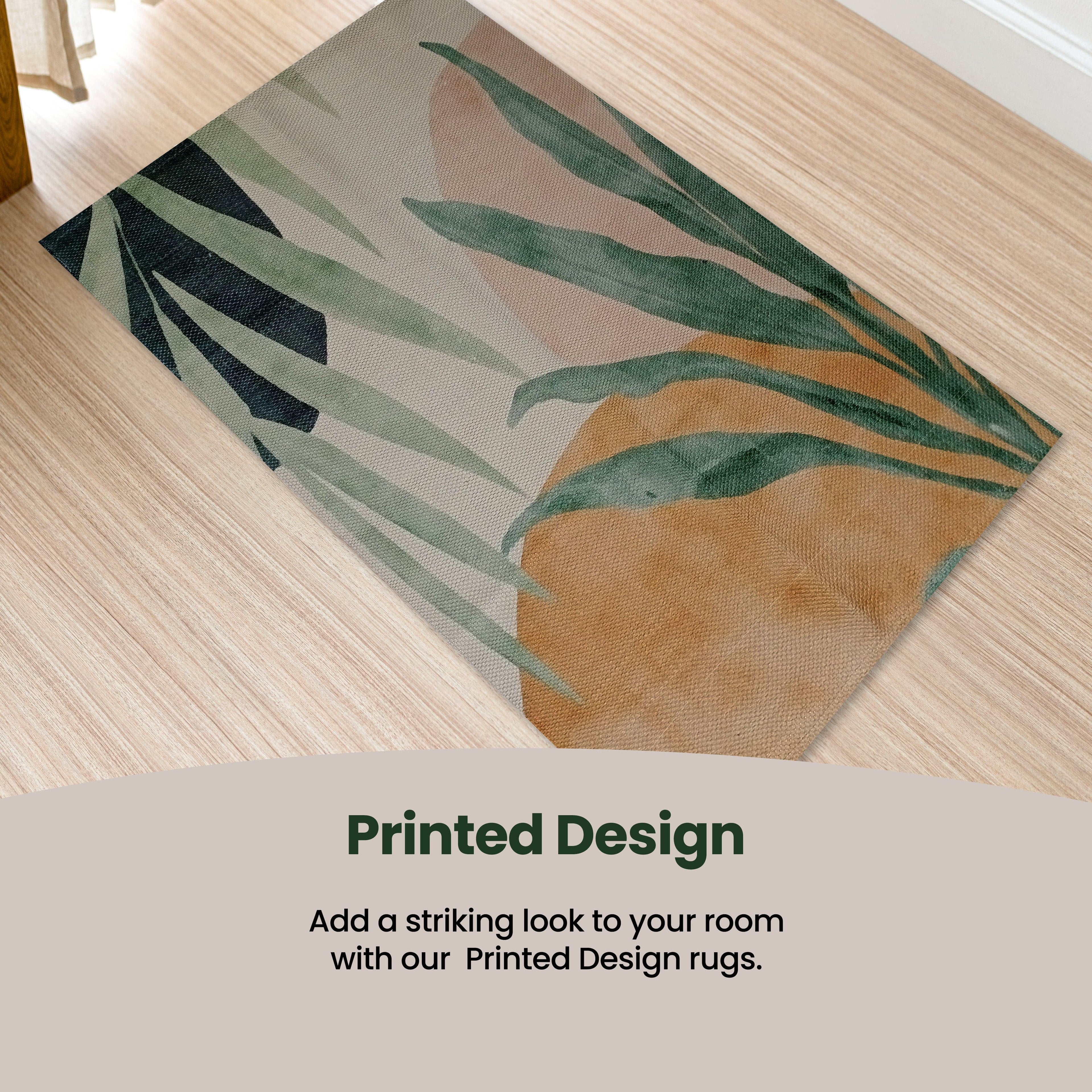 Printed Rug Sabine Design Modern Non-Slip Soft Durable Floor Rug for Living Room Bedroom Office