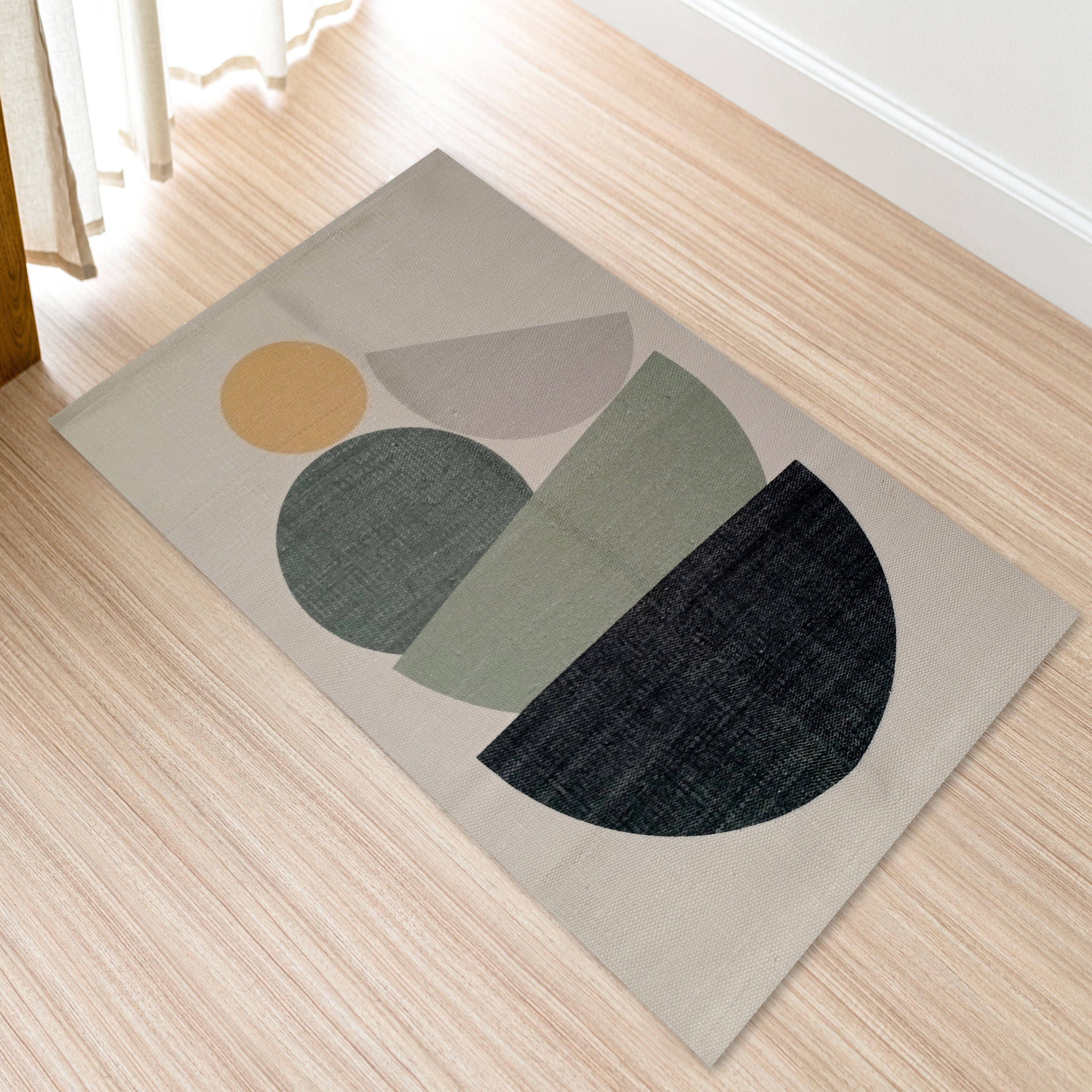 Printed Rug Tokyo Design Modern Non-Slip Soft Durable Floor Rug for Living Room Bedroom Office