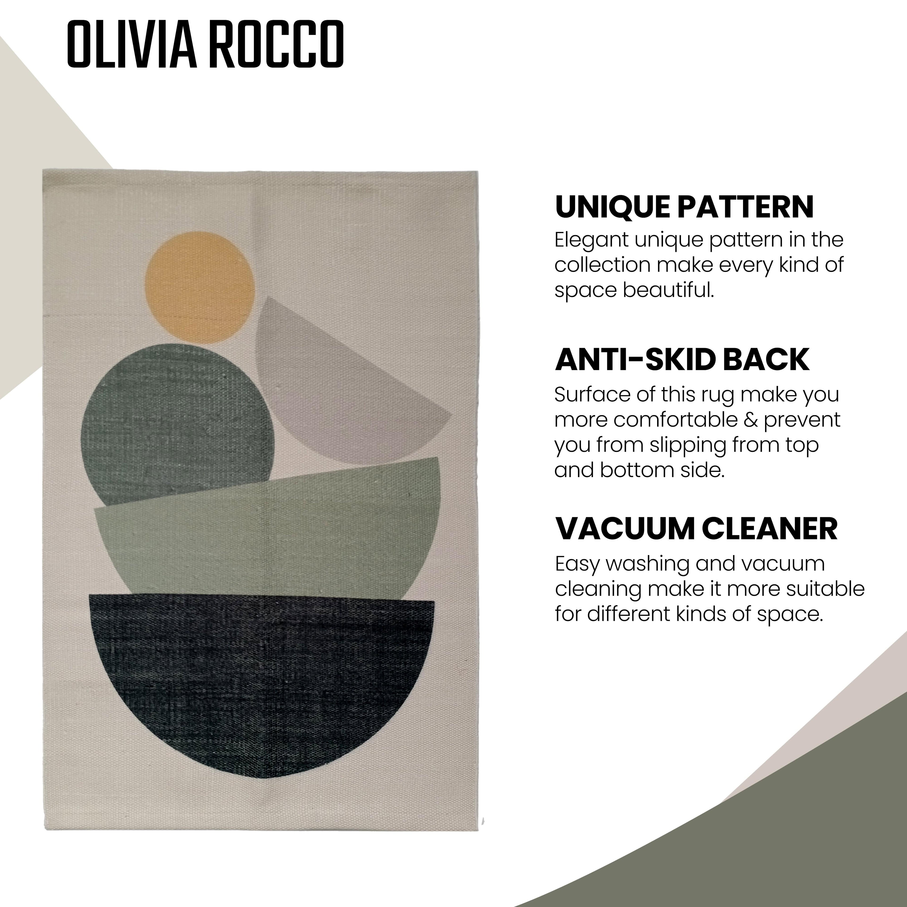 Printed Rug Tokyo Design Modern Non-Slip Soft Durable Floor Rug for Living Room Bedroom Office