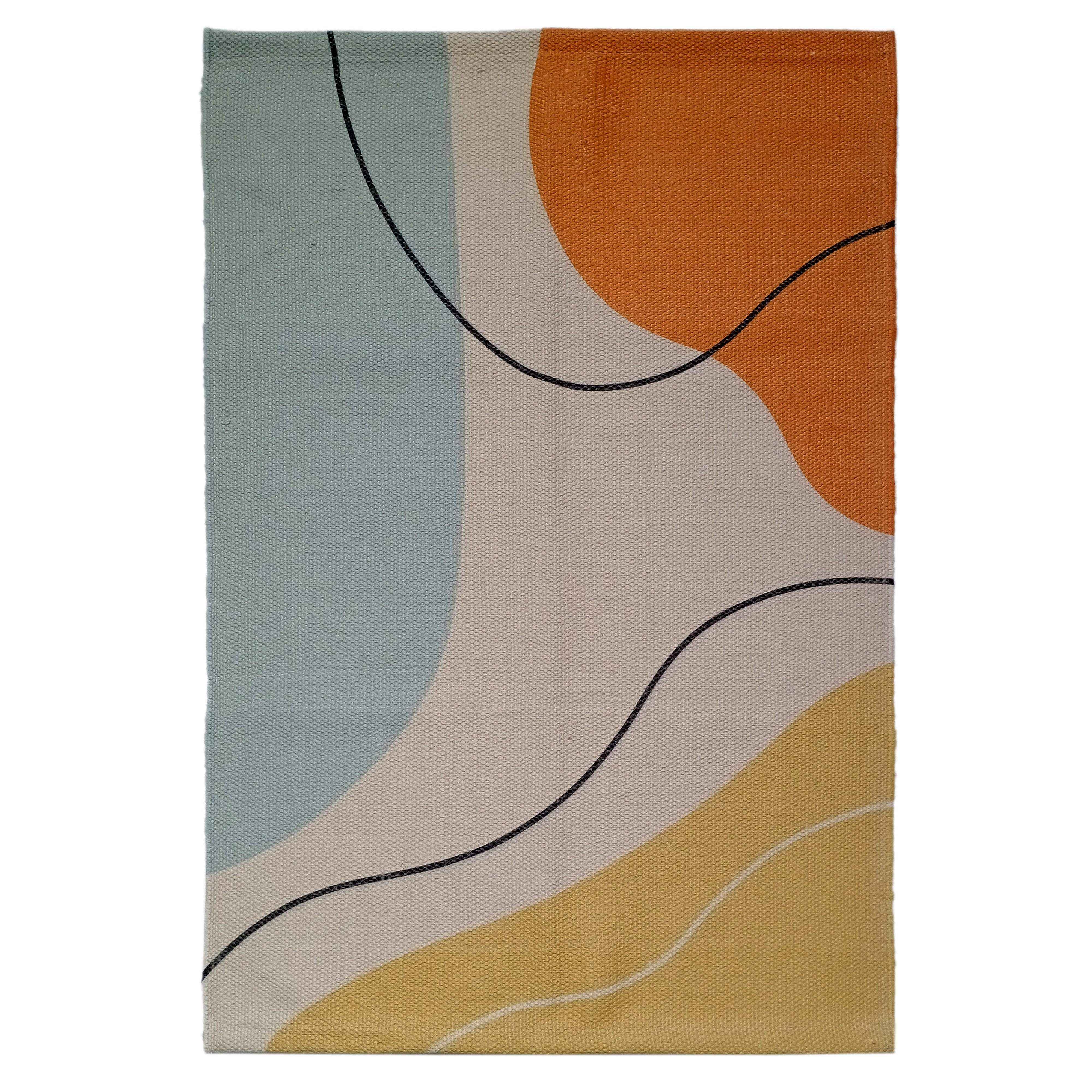 Printed Rug Venus Design Modern Non-Slip Soft Durable Floor Rug for Li ...