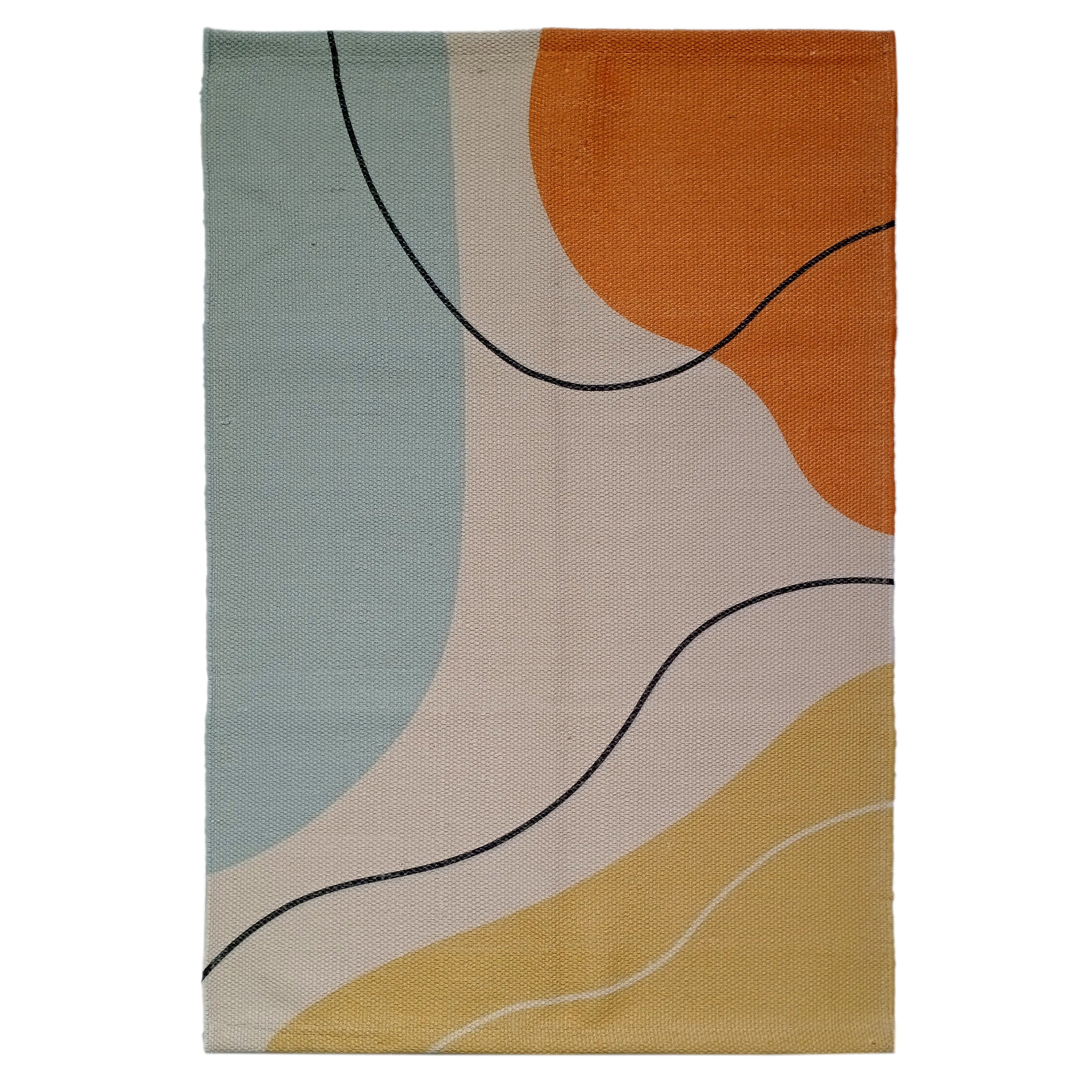 Printed Rug Venus Design Modern Non-Slip Soft Durable Floor Rug for Living Room Bedroom Office
