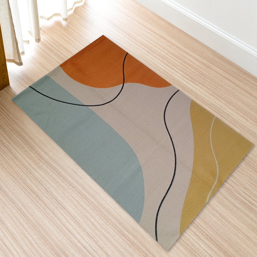 Printed Rug Venus Design Modern Non-Slip Soft Durable Floor Rug for Living Room Bedroom Office