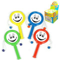 Children's 10cm Colourful Happy Face Twist Drum Toy