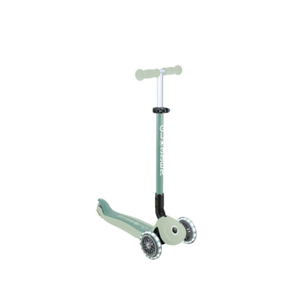 Pistachio mint scooter front three-quarter view with small wheels