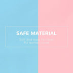 Blue and pink PU leather-style cover panel for soft foam play climber