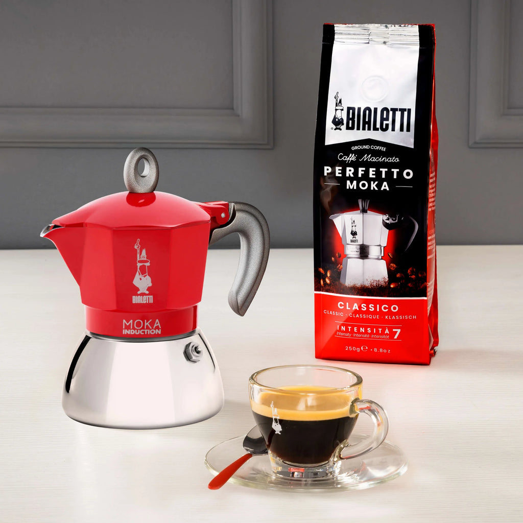 Bialetti Moka Induction Stovetop Coffee Maker - Bobobiy