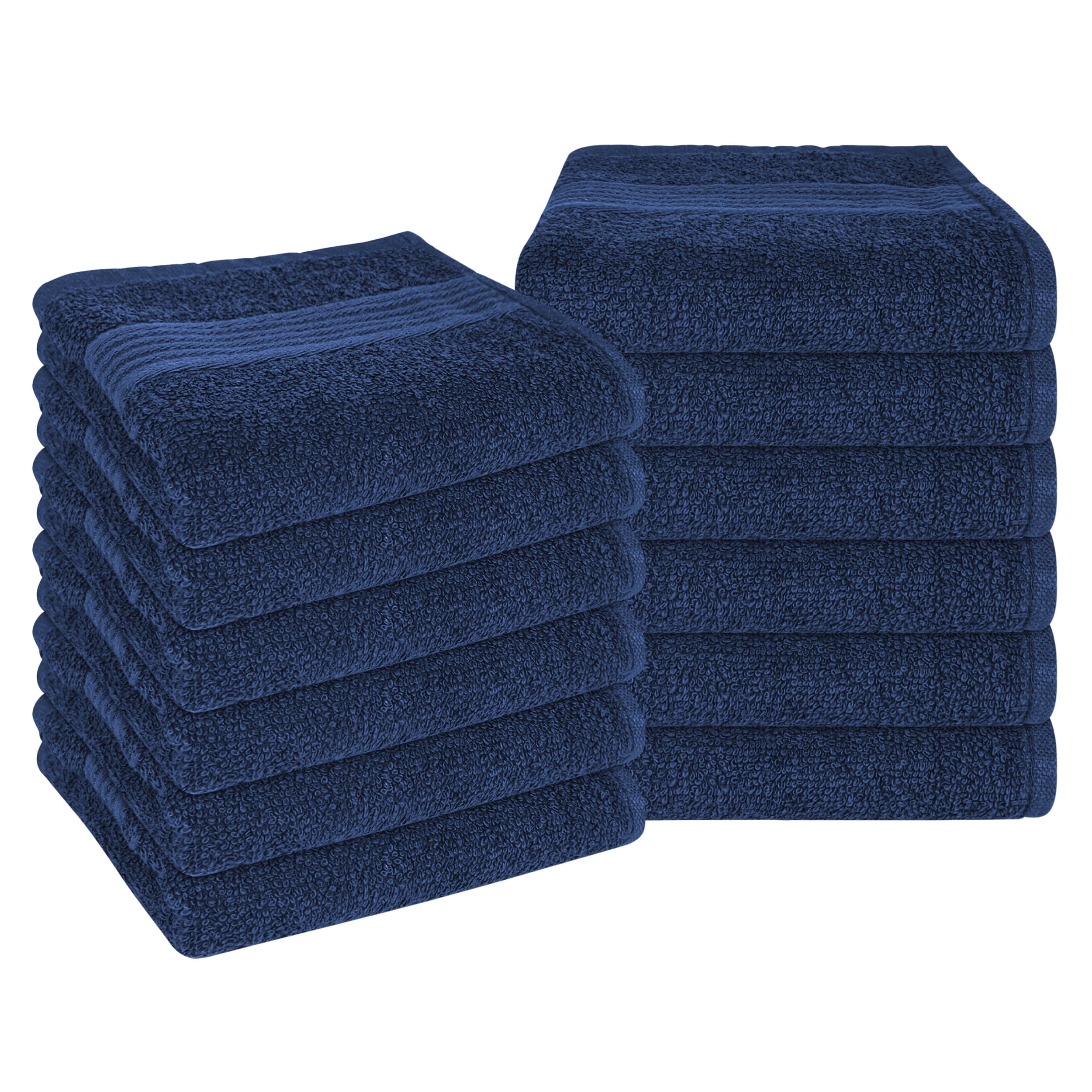 Rhodes Towel Royal Blue 100% Cotton Hotel Quality Soft Super Absorbent Hand Bath Towels, Sheets & Face Cloths