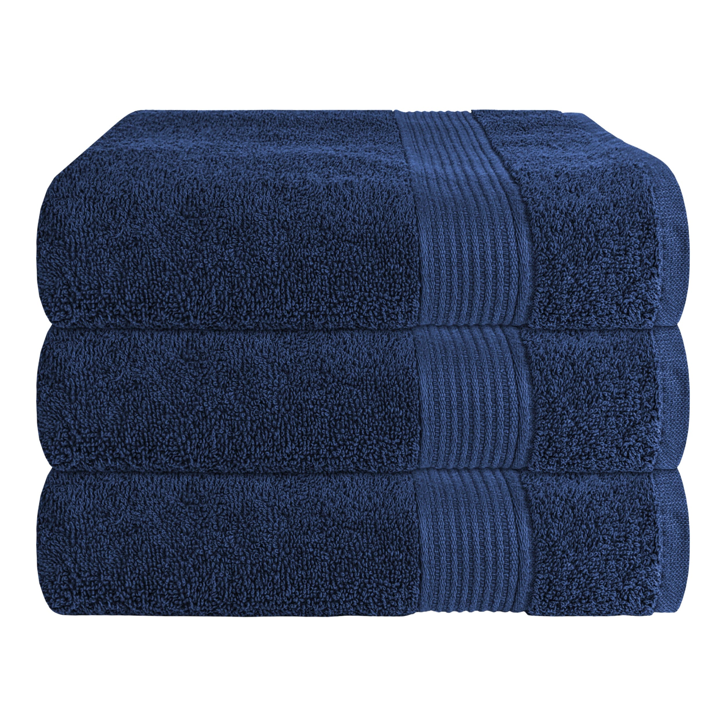 Rhodes Towel Royal Blue 100% Cotton Hotel Quality Soft Super Absorbent Hand Bath Towels, Sheets & Face Cloths
