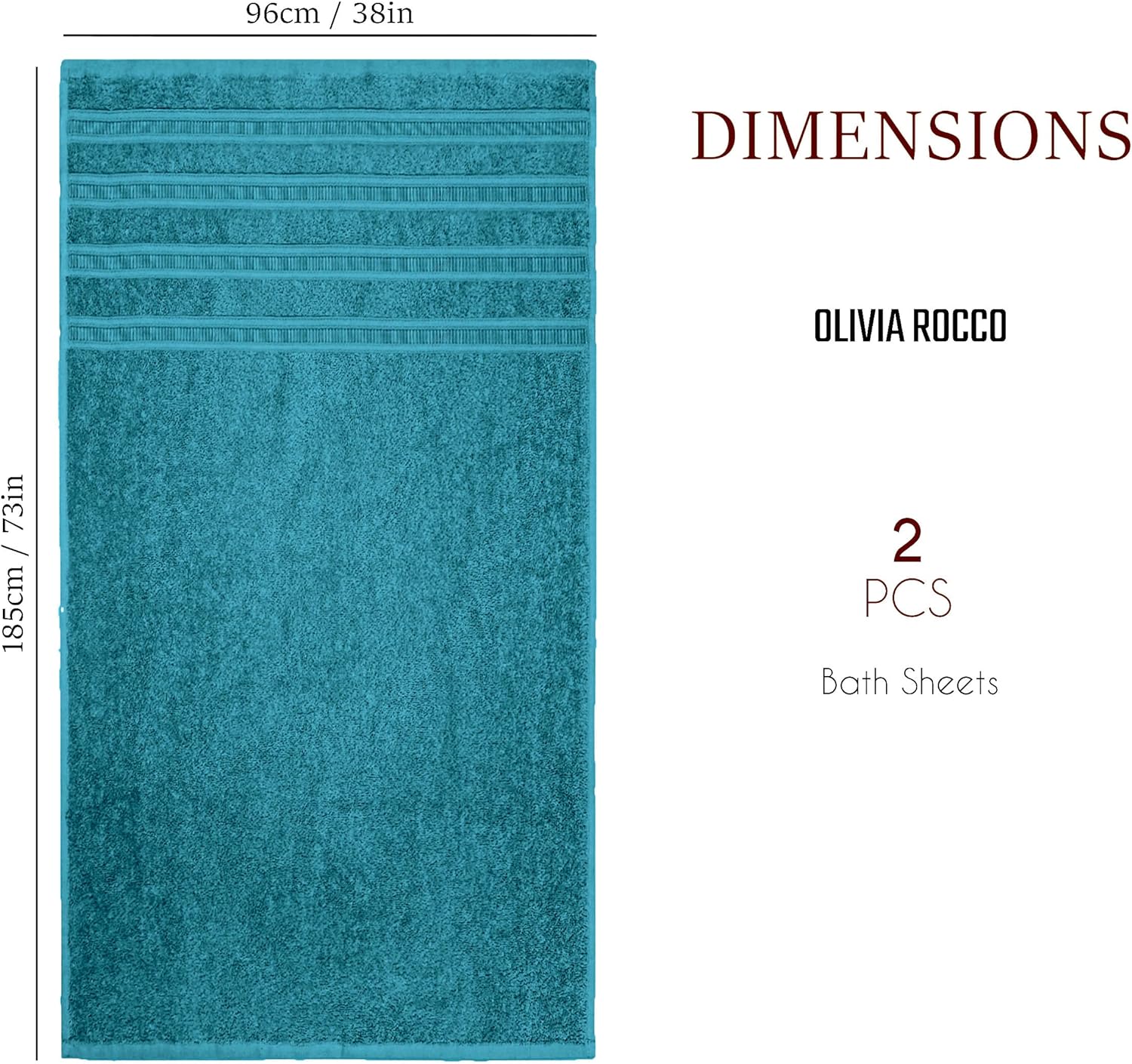 Ritz Viscose Stripe Super Soft Cotton Luxury Absorbent Towels, Jumbo Bath Sheet Packs & Towel Bale Sets Available