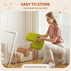 Portable foam climbing blocks with removable covers in brown and green