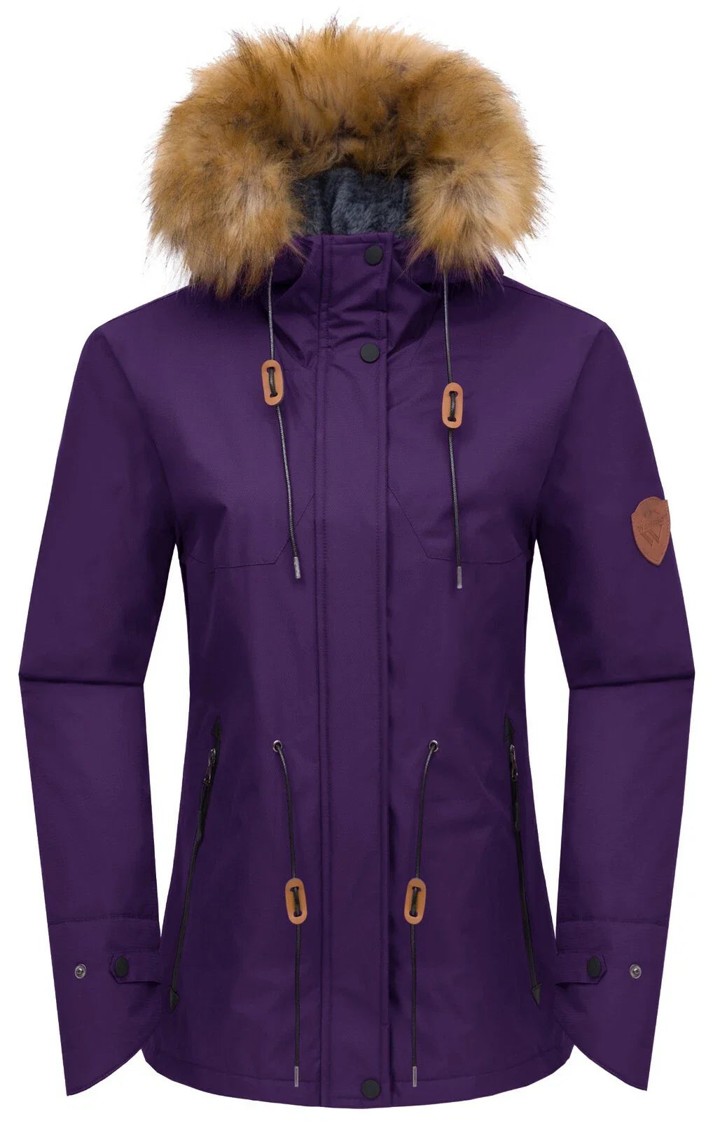 Womens Jacket Waterproof Winter Coat Ski Snowboarding Size L Wantdo