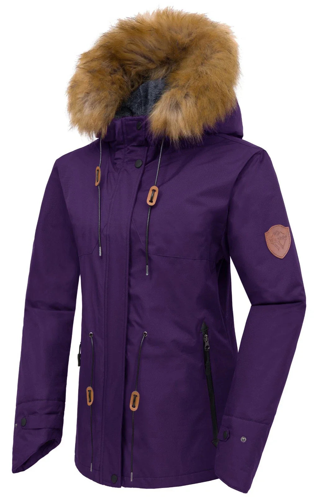 Womens Jacket Waterproof Winter Coat Ski Snowboarding Size L Wantdo