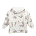 Safari & Sloth Infant Hooded Blanket with Pocket for Toddlers Ages 0-2 Warm Unisex Loungewear