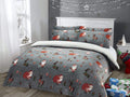 Santa Christmas Presents Reversible Teddy Fleece Duvet Cover Set Luxurious Faux Fur Bedding, Warm and Cozy Holiday Comfort OEKO-TEX Certified