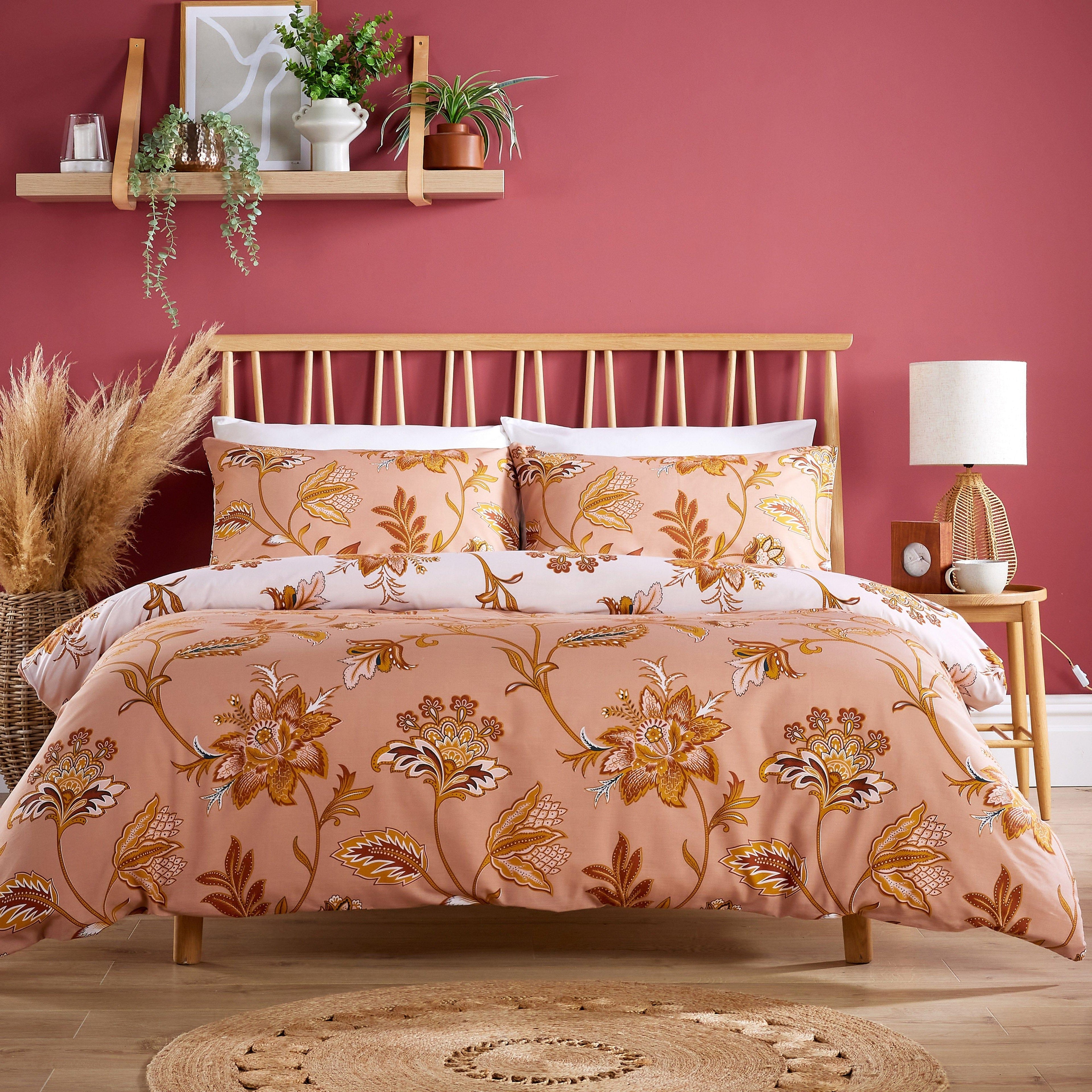 Shimla Duvet Cover Set Easy Care Quilt Covers with Pillowcases Super Soft Reversible Bedding Bed Linen Sets