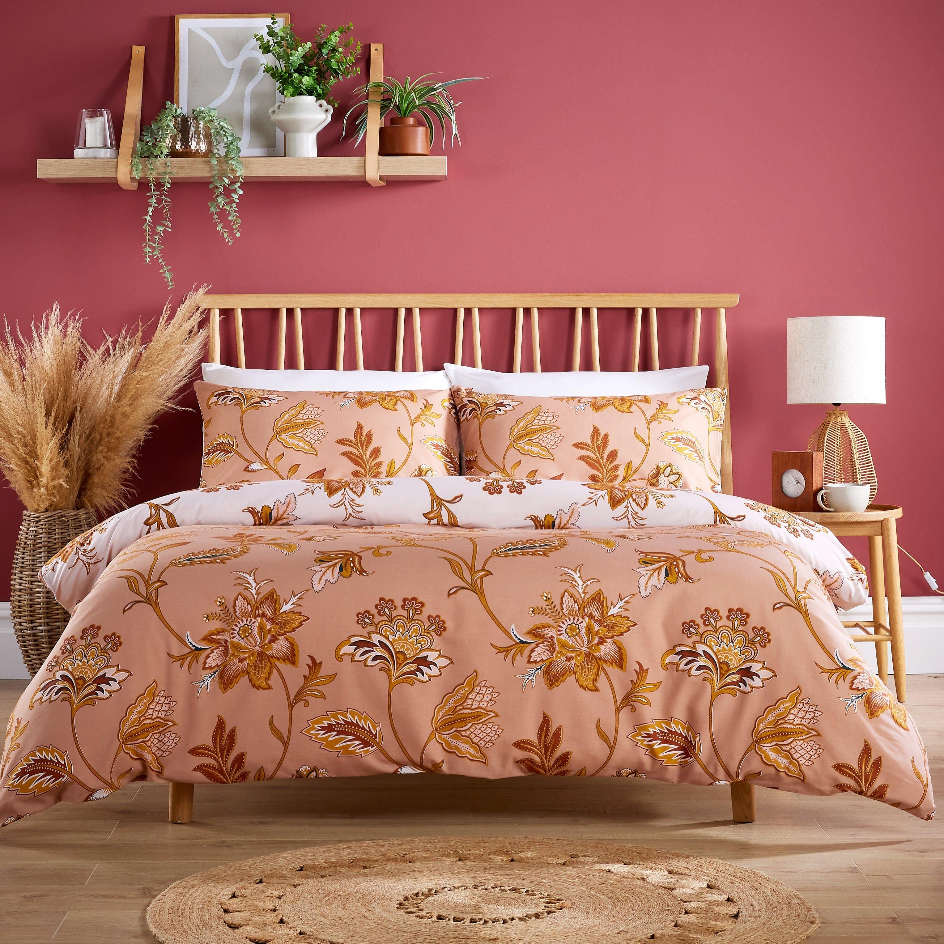 Shimla Duvet Cover Set Easy Care Quilt Covers with Pillowcases Super Soft Reversible Bedding Bed Linen Sets
