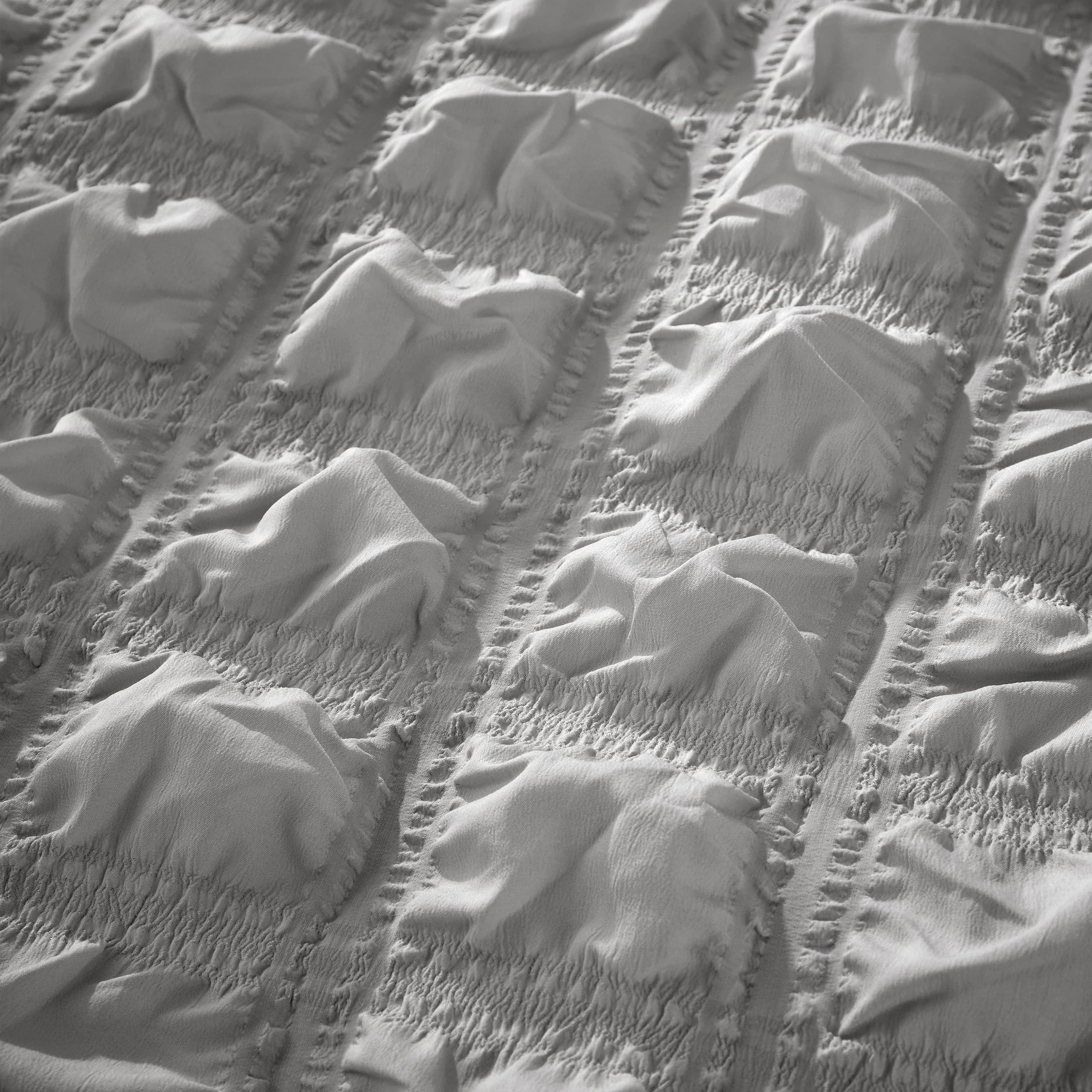 Soho Grey Microfibre Duvet Cover Set with Pillowcases Quilted Super Soft Easy Care Bedding Bed Linen Set
