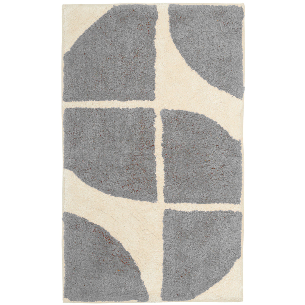 Stockholm Bath Mat Non Slip Backing Super Soft Water Absorbent Cotton Blend Mats Quick-Drying Bathroom Toilet Floor Rug