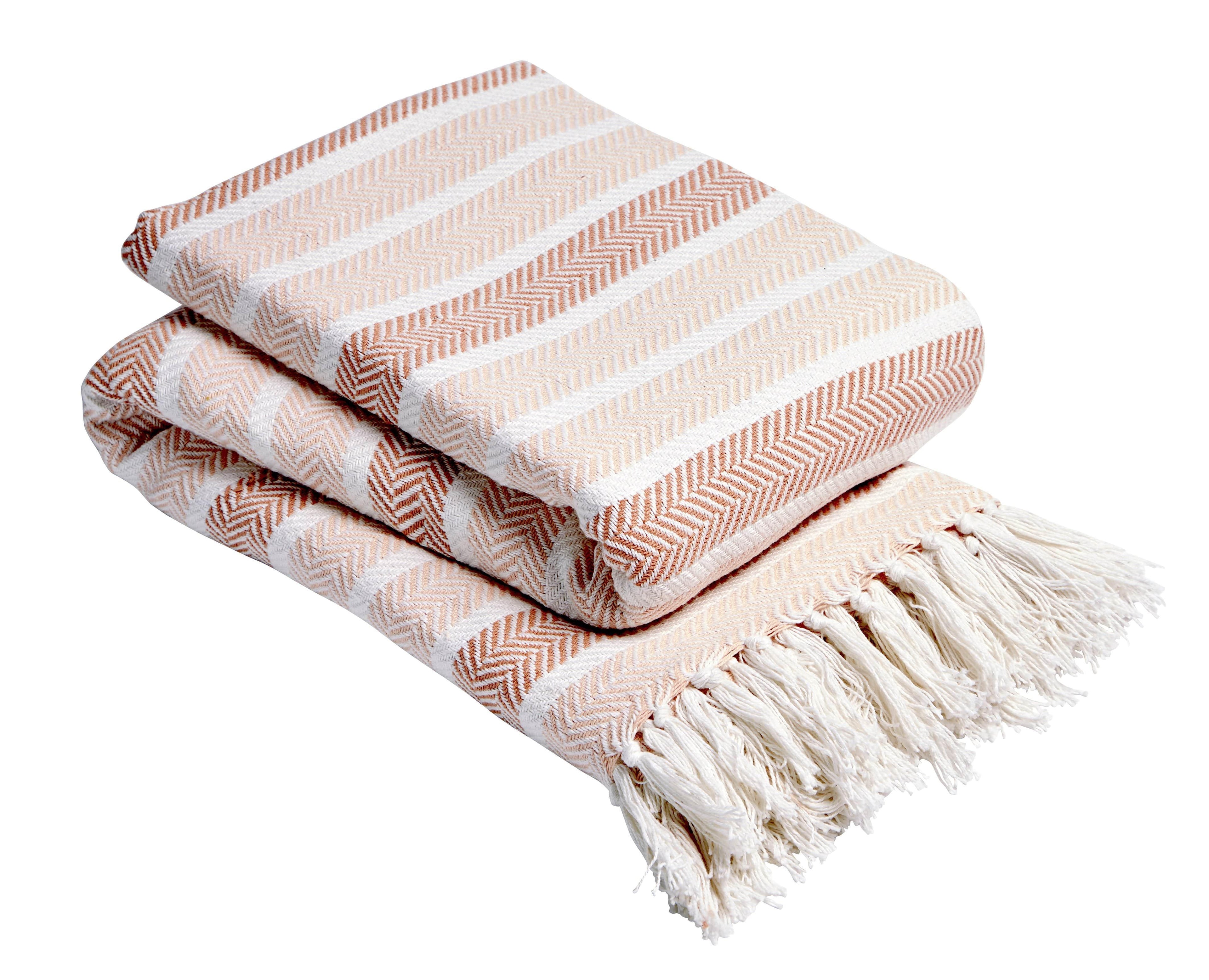 stripe-handwoven-pure-cotton-throw-blanket-with-tassells-eco-friendly-perfect-for-sofa-bed-and-home-decor-available-in-multiple-sizes-and-calming-colours-by-olivia-rocco-throw-5722180 - Bobobiy