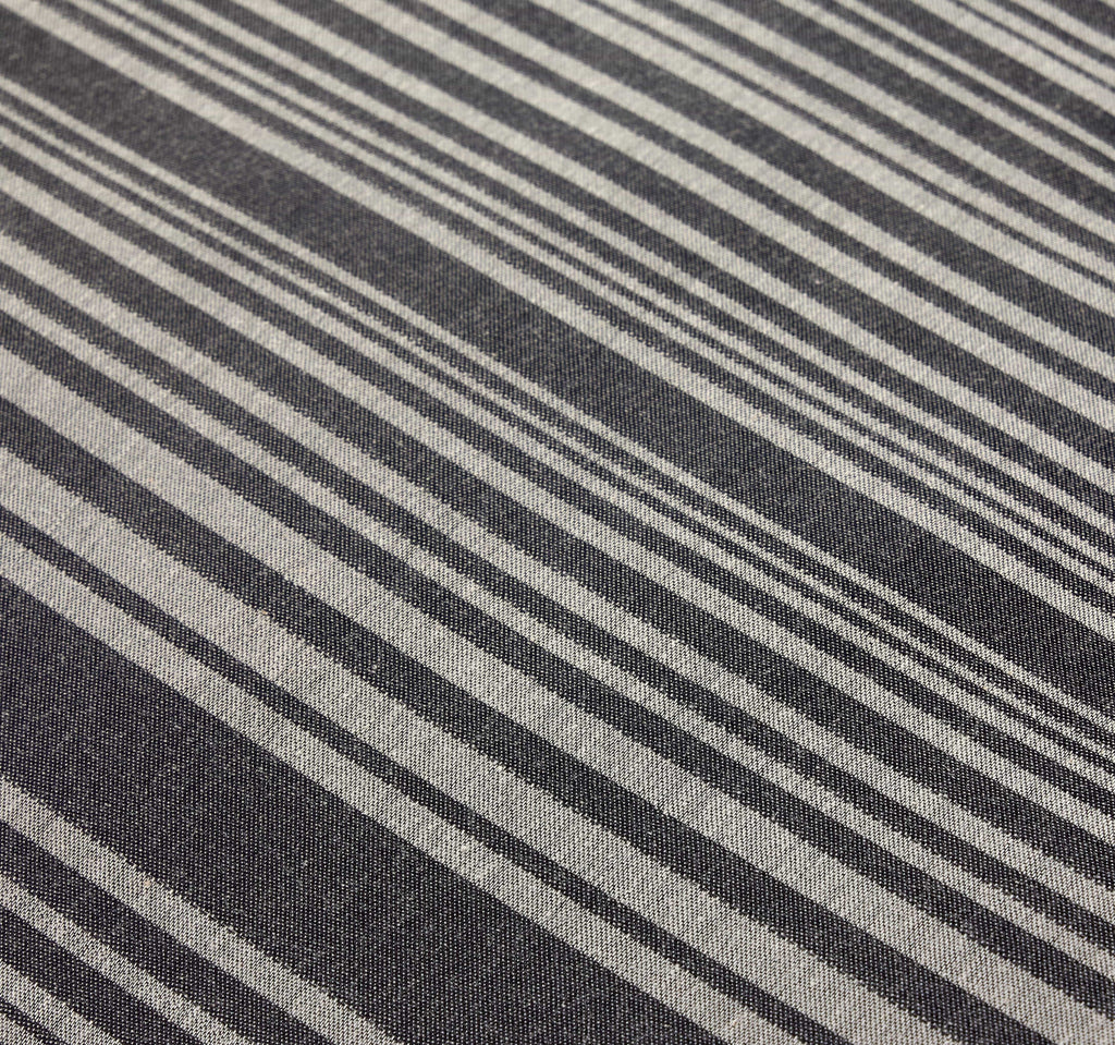 Stripe Jacquard Reversible Cotton Blend Duvet Cover Set with Pillowcases Luxurious Eco-Friendly Bedding for Master and Guest Bedrooms Multiple Sizes and Colours