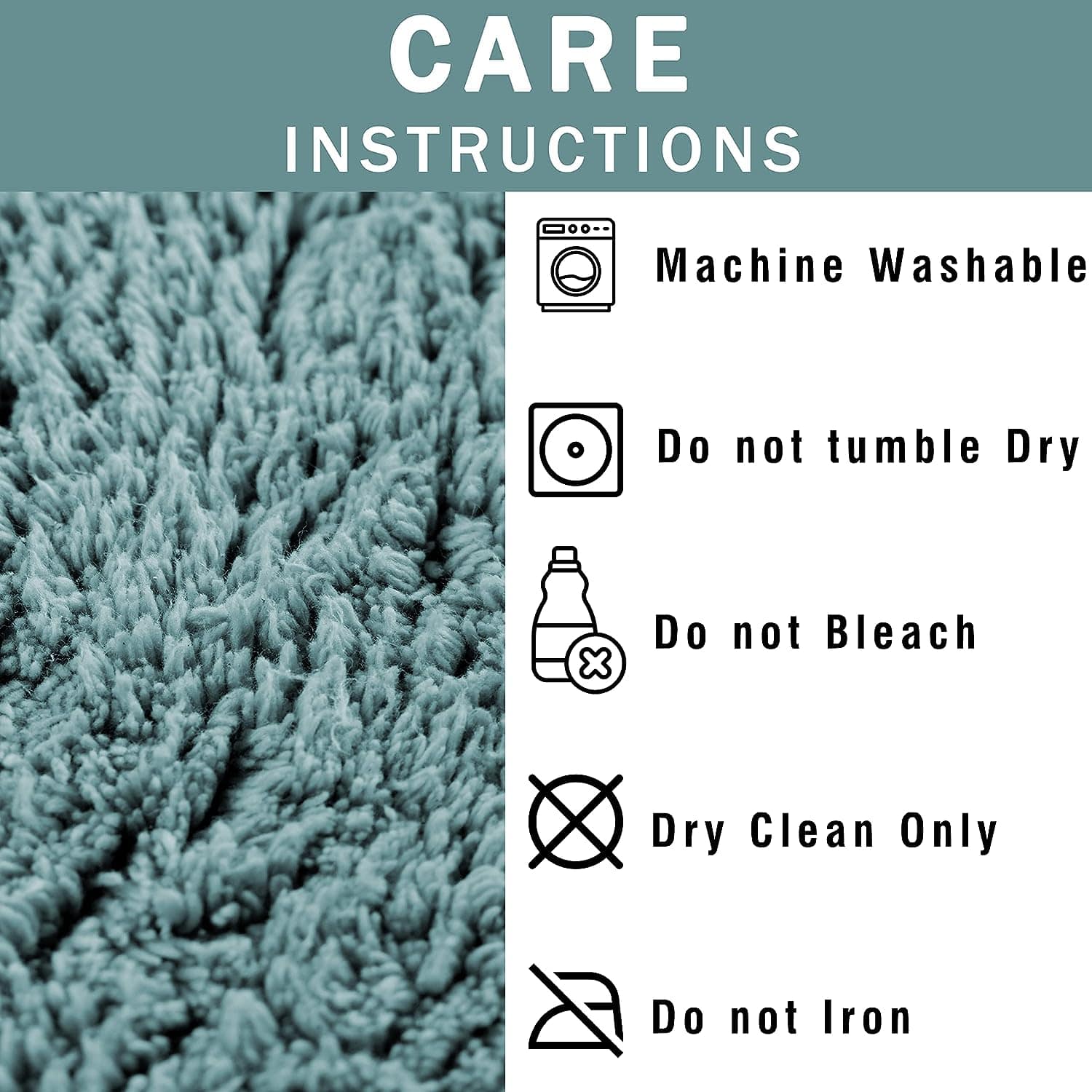 Super Soft Absorbent Non-Slip Round Tasselled Bath Mat 100% Cotton Bathroom Rug in Duck Egg Grey Natural and White