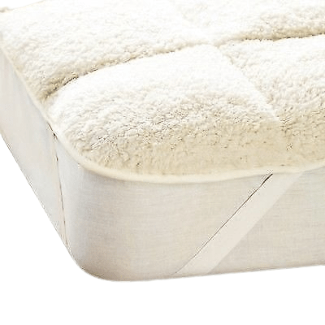 Supreme Comfort Extra Deep Dual-Sided Fluffy Teddy Mattress Topper for Warmth and Cooling OEKO-TEX Certified Fits Single Double King Super King