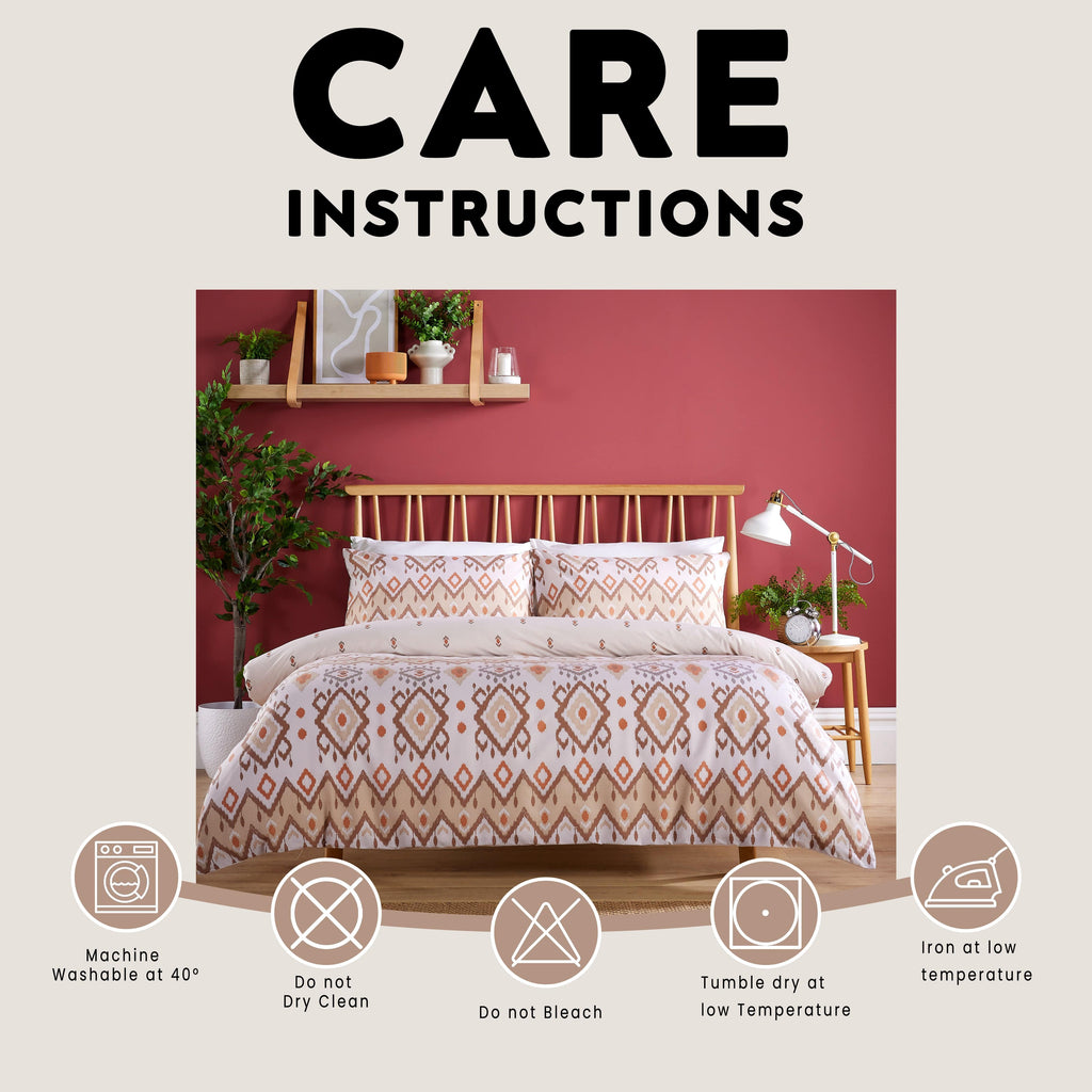 Taxila Duvet Cover Set Easy Care Quilt Covers with Pillowcases Super Soft Reversible Bedding Bed Linen Sets for Bedroom Décor