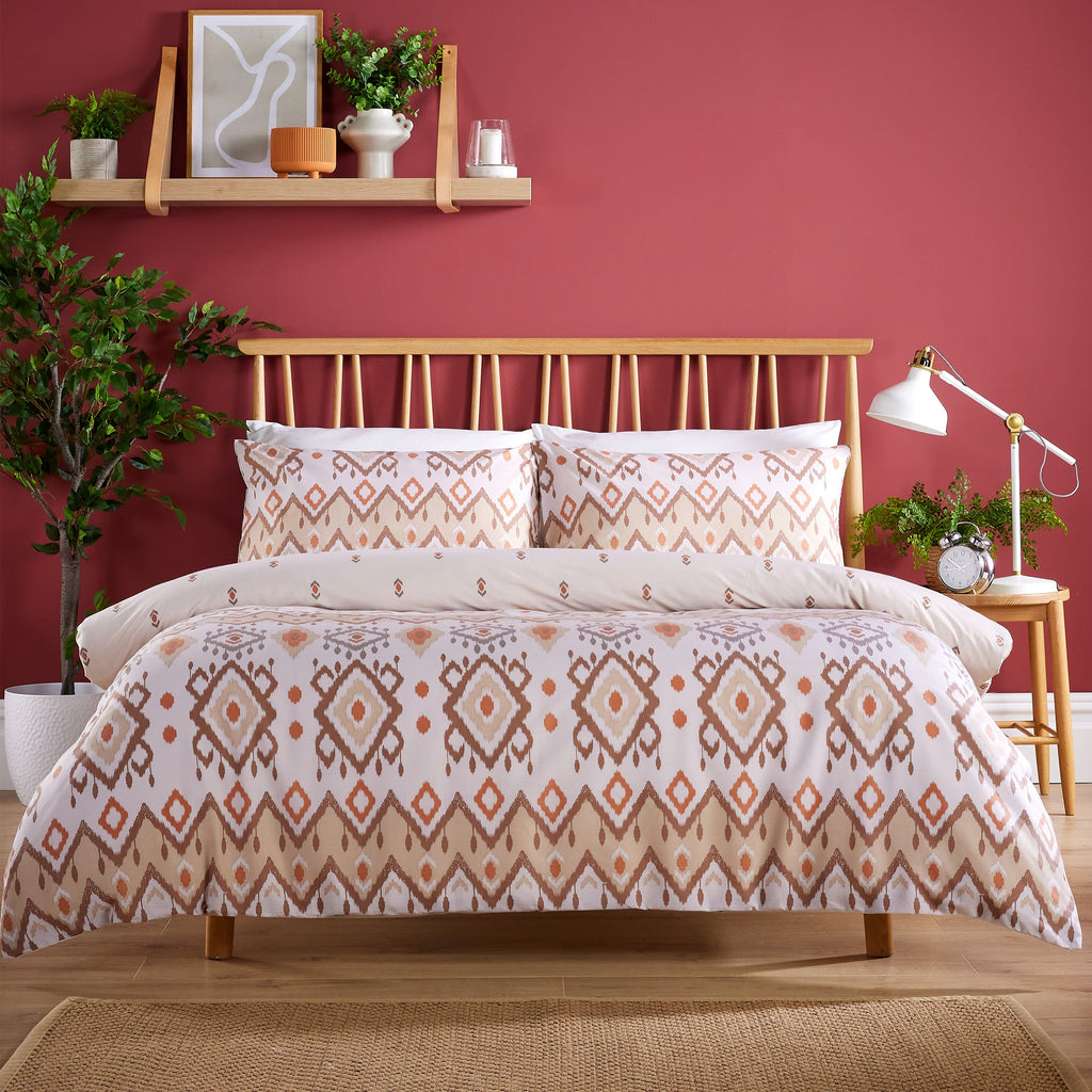 Taxila Duvet Cover Set Easy Care Quilt Covers with Pillowcases Super Soft Reversible Bedding Bed Linen Sets for Bedroom Décor