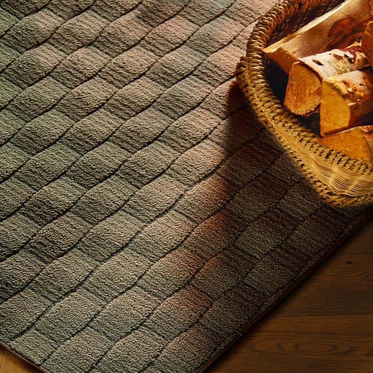 Textured Washable Mat and Runner