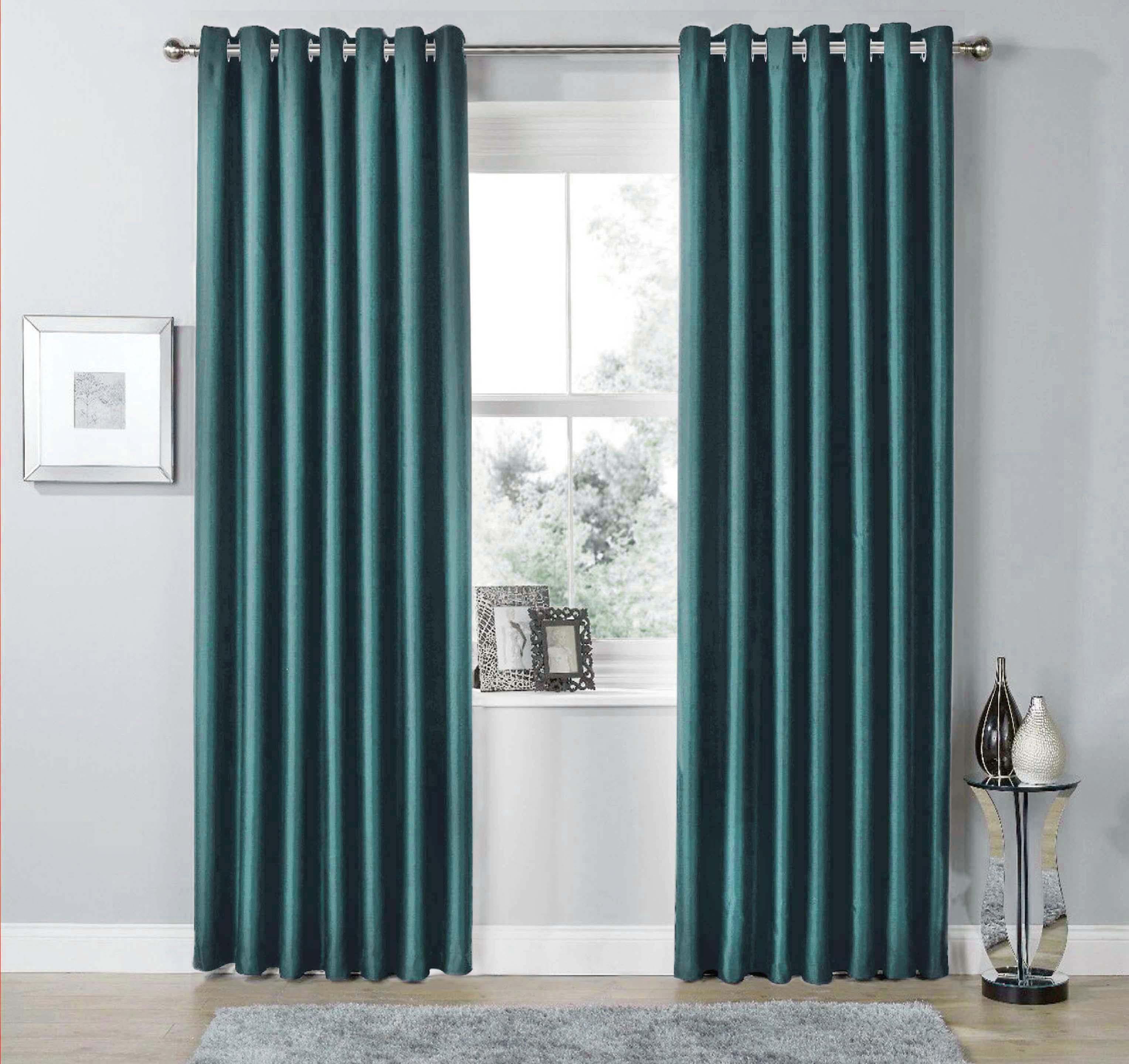 Thermal Blackout Room Darkening Curtains Energy Saving Light Blocking Panels in 12 Colours for Bedrooms and Living Rooms Multiple Sizes
