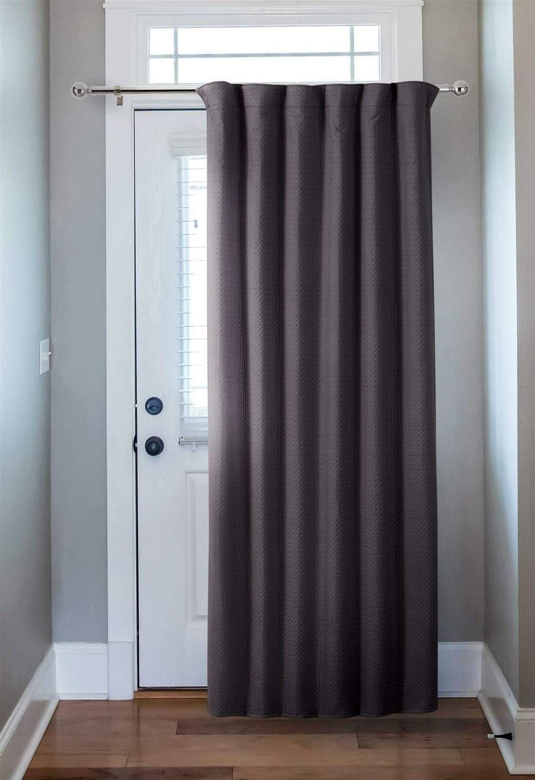 Thermal Door Curtain for Energy Efficiency and Noise Reduction 46x84 Inches Ideal for Living Rooms and Bedrooms