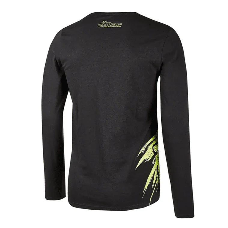 tshirt-da-lavoro-upower-modello-alien-colore-black-carbon-retro - Bobobiy