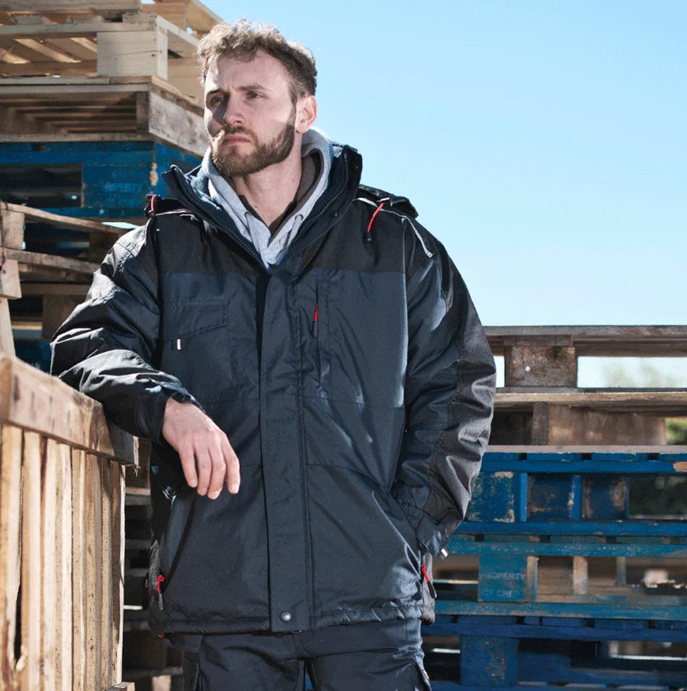 Tuffstuff 299 Cleveland Water-Resistant Fleece Lined Jacket Coat - Bobobiy