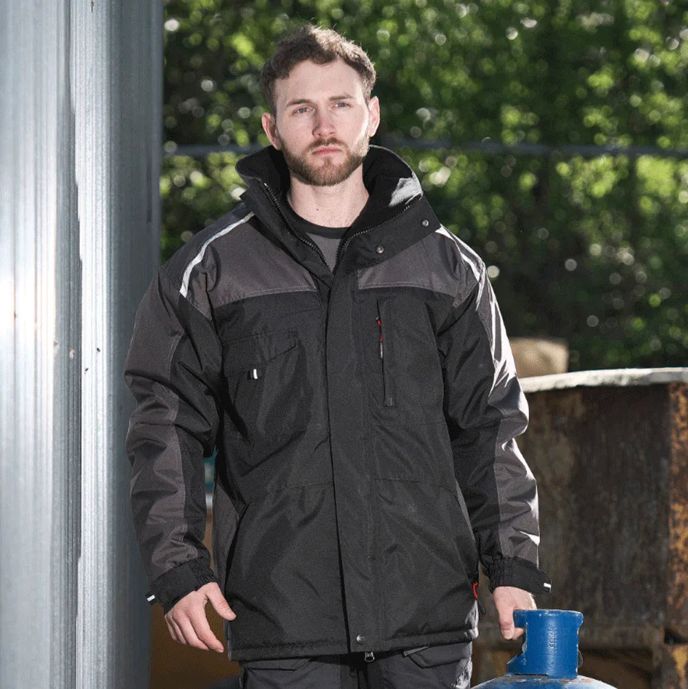 Tuffstuff 299 Cleveland Water-Resistant Fleece Lined Jacket Coat - Bobobiy