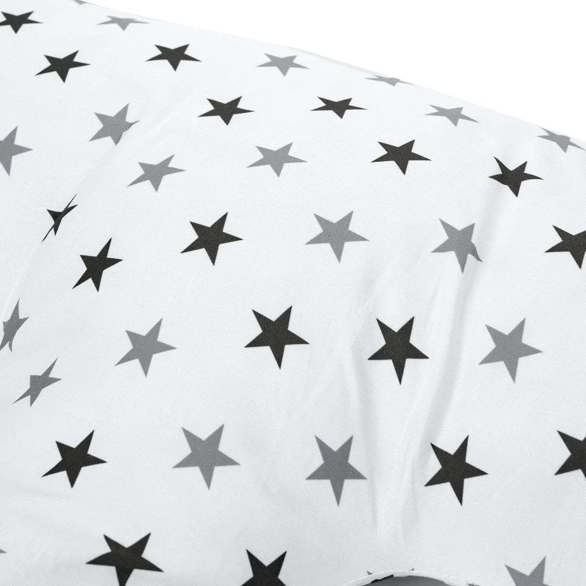 Twin Pregnancy Nursing Pillow - Silver Stars - Bobobiy