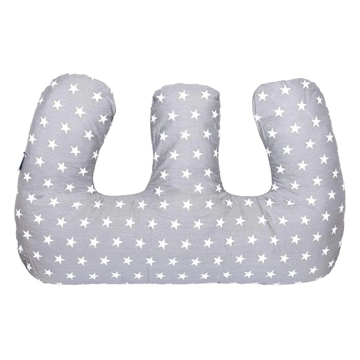 Twin Pregnancy Nursing Pillow - White Stars - Bobobiy