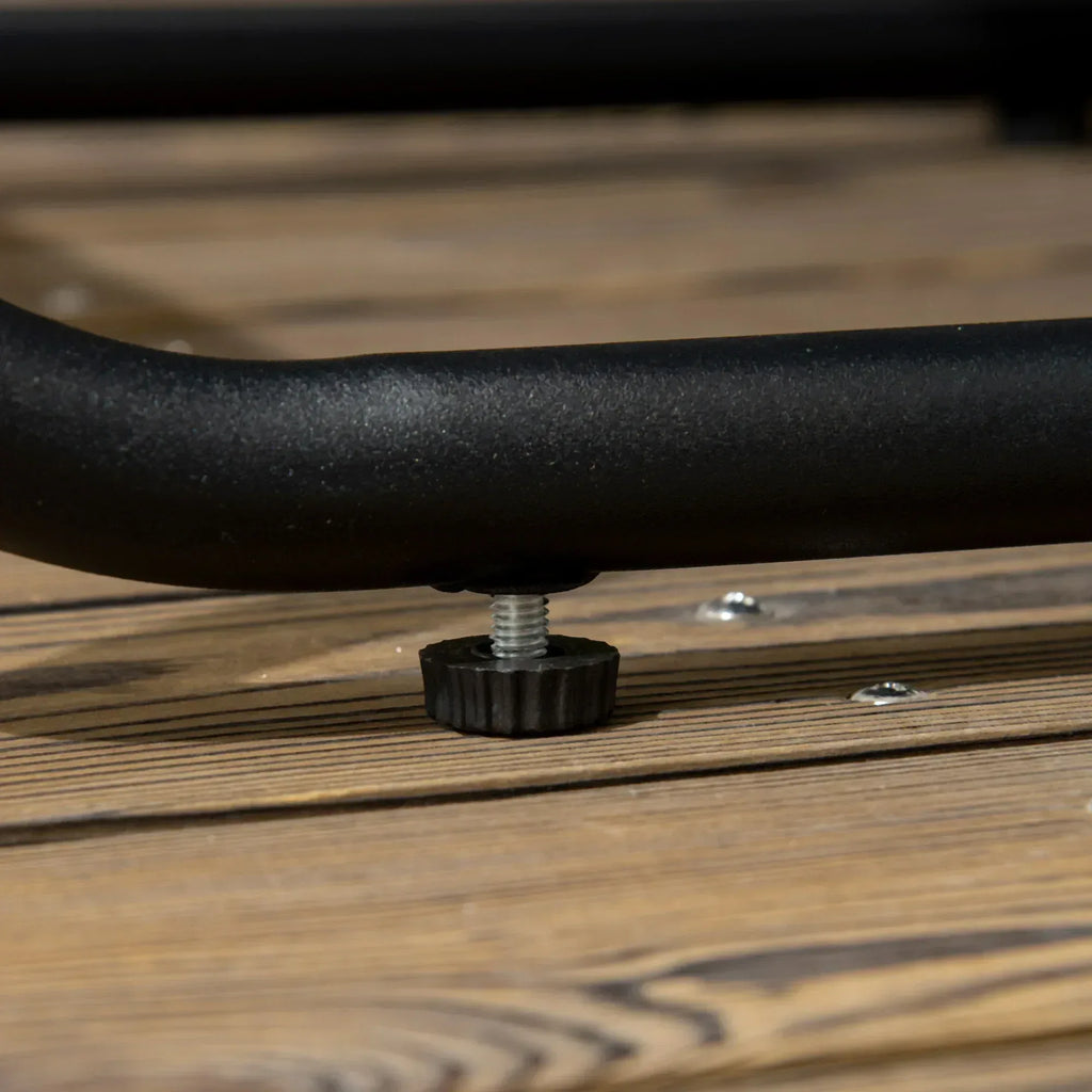 10 Seater Rattan Cube Garden Furniture Set, Rattan Dining Set with Cushions, Outdoor Dining Table and Chairs with 6 Armchairs, 4 Stools, Rectangular Wood Grain Plastic Top Table, Black - Bobobiy