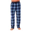 Ultra Soft Mens Fleece Lounge Pajama Pants Checkered Design Winter Comfort Elastic Waistband Relaxed Fit Warm Sleepwear