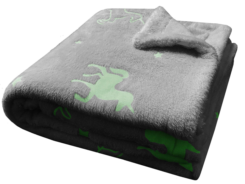 Unicorn Glow in the Dark Teddy Fleece Duvet Set for Kids Girls Magical Bedtime Bedding Warm and Cosy OEKO-TEX Certified Pink